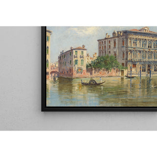 Reproduction Vendramin Calergi depuis le grand Canal, Venise - Antonietta Brandeis