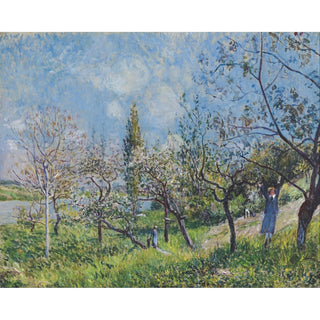 Reproduction Verger au printemps - Alfred Sisley