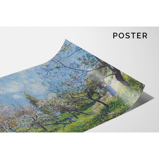 Reproduction Verger au printemps - Alfred Sisley