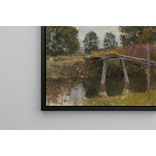 Reproduction Vieux ponton à Langenpreising - Alfred Zoff