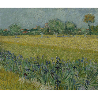 Reproduction Vue d'Arles avec des iris - Vincent van Gogh