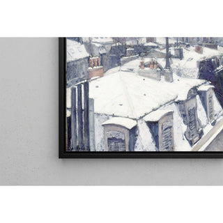 Reproduction Vue de toits Effet de neige - Gustave Caillebotte