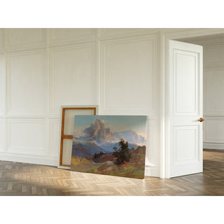 Reproduction Vue du mont Sassolungo - Edward Theodore Compton