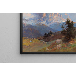 Reproduction Vue du mont Sassolungo - Edward Theodore Compton
