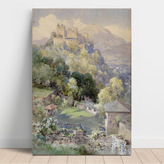 Reproduction Vue sur la forteresse de Hohensalzburg - Edward Theodore Compton