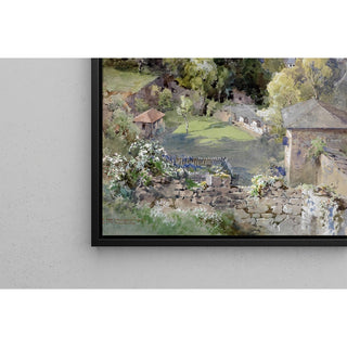 Reproduction Vue sur la forteresse de Hohensalzburg - Edward Theodore Compton