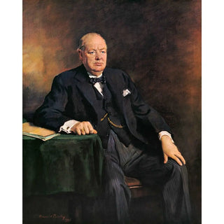 Reproduction de tableau - Winston Churchill par Oswald Hornby Joseph Birley