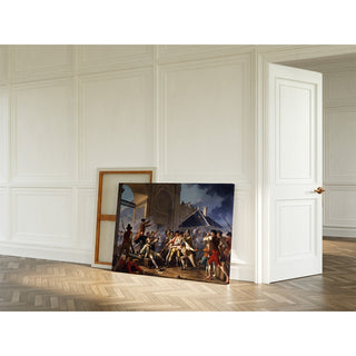 Reproduction de tableau historique - L’affaire de Nancy de Jean-Joseph Weerts