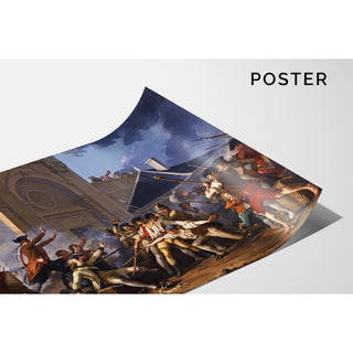 Reproduction de tableau historique - L’affaire de Nancy de Jean-Joseph Weerts