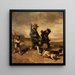 Retorno de la caza - Alexandre-Gabriel Decamps — cuadro enmarcado en la pared