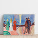 Reproducción del cuadro Réunion sur la plage - Edvard Munch