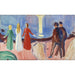 Reproducción del cuadro Réunion sur la plage - Edvard Munch