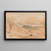 Nablus Nablus Jordania - Impresión artística Edward Thomas Daniell — cuadro enmarcado en la pared