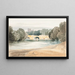 after John Sell Cotman Knaresborough Bridge - Reverend James Bulwer — framed artwork on a wall