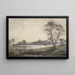 Noank from Masons Island - Reynolds Beal — framed artwork on a wall