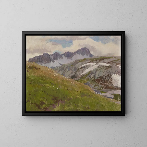 Alpe - Regnault Sarasin — cuadro enmarcado en la pared