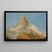 The Matterhorn - Regnault Sarasin — framed artwork on a wall