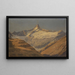 The Morning seen from Riffelalp - Regnault Sarasin — framed artwork on a wall