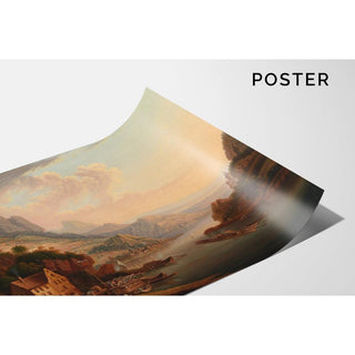 Rheinlandschaft - Christian Georg Schütz the Elder | Reproduction Tableau Décoration murale affiche copie
