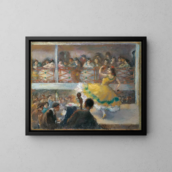 Danza flamenca - Ricard Canals i Llambí — cuadro enmarcado en la pared