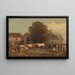 La Venta en la granja - Richard Barrett Davis — cuadro enmarcado en la pared