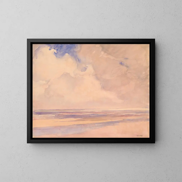 Vista al mar - Richard Baseleer — cuadro enmarcado en la pared