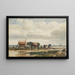 Seaweed Harvesting Painting - Richard Beavis — framed artwork on a wall