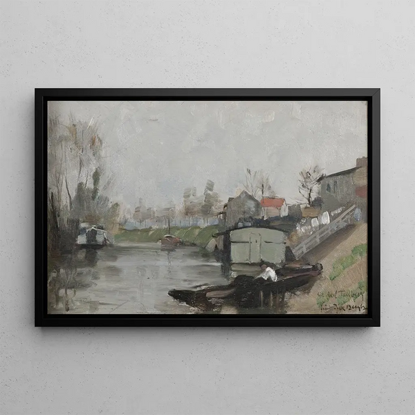 Primera etapa hacia París - Richard Bergh — cuadro enmarcado en la pared