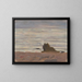 de mar gris en Arild - Richard Bergh — cuadro enmarcado en la pared