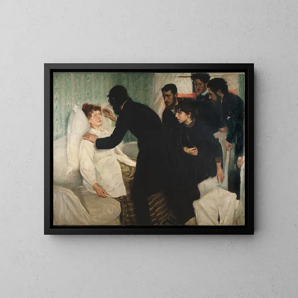 Sueño hipnótico - Richard Bergh — cuadro enmarcado en la pared