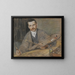 Johan Kindborg 1861-1907, artista casado con la grabadora en madera Emy Edman - Richard Bergh — cuadro enmarcado en la pared