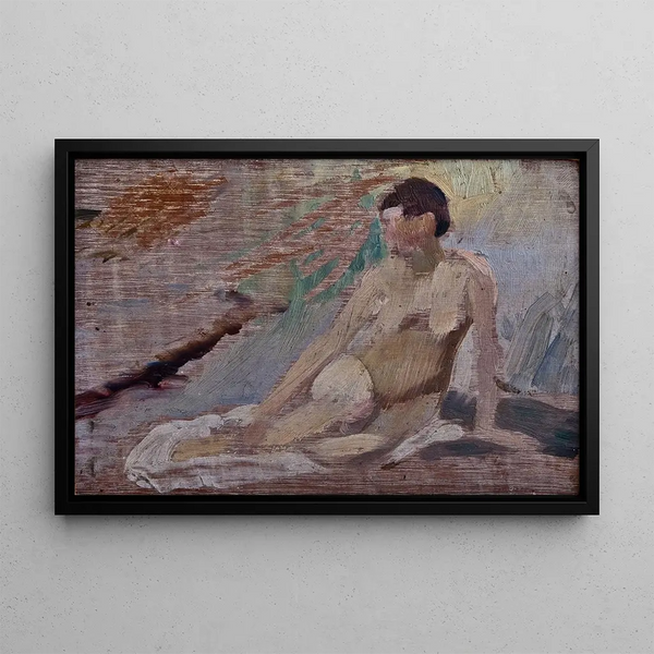 Estudio de modelo - Richard Bergh — cuadro enmarcado en la pared
