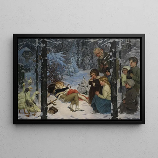 Richard Borrmeister - Kinder im Schnee.webp