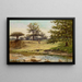 Landscape without title - Richard Buckner Gruelle — framed artwork on a wall
