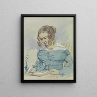 Richard Dadd - Portrait of Maria Elizabeth Dadd the Artists Sister.webp
