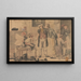 La resolución del conflicto - Richard Dadd — cuadro enmarcado en la pared