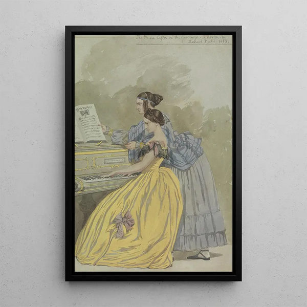 Richard Dadd - The Music Lesson or the Governess a Sketch.webp