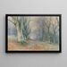 Fairies and Squirrels in a Forest - Richard Doyle — framed artwork on a wall