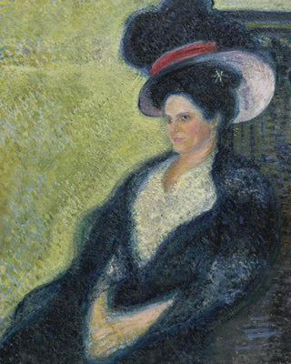 Richard Gerstl - Dame mit Federhut.webp