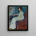 Retrato de Henryk Cohn - Richard Gerstl — cuadro enmarcado en la pared