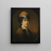 Retrato de un joven - Richard Hurleston — cuadro enmarcado en la pared