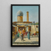 A street in Tashkent - Richard Karlovich Zommer — framed artwork on a wall