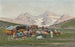 Camp en el Cáucaso - Richard Karlovich Zommer — vista de la obra