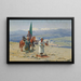 Imam Chamil dans le Caucase - Richard Karlovich Zommer — framed artwork on a wall