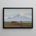 Mont Ararat - Richard Karlovich Zommer — cuadro enmarcado en la pared