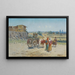 Oriental Landscape Painting - Richard Karlovich Zommer — framed artwork on a wall