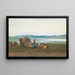 El campamento - Richard Karlovich Zommer — cuadro enmarcado en la pared