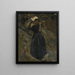Una campesina llevando un saco - Richard Nicolas Roland Holst — cuadro enmarcado en la pared