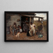 An Exchange of Dogs - Richard Norris Brooke — framed artwork on a wall