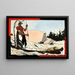 Burial of a Papoose - Richard Norris Brooke — framed artwork on a wall